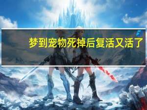 梦到宠物死掉后复活又活了