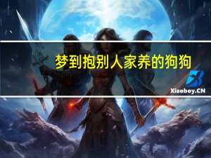 梦到抱别人家养的狗狗