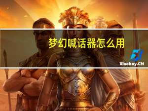 梦幻喊话器怎么用（梦幻喊话器）