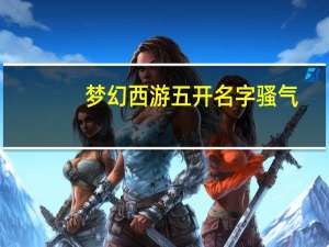 梦幻西游五开名字骚气（梦幻西游五开名字）