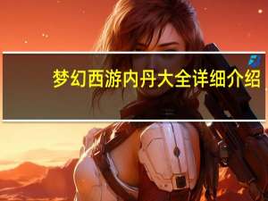 梦幻西游内丹大全详细介绍（梦幻西游内丹大全）