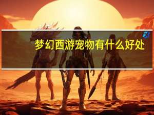 梦幻西游宠物有什么好处