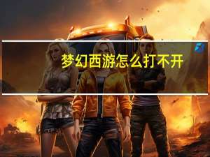 梦幻西游怎么打不开（为什么梦幻西游打不开）