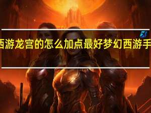 梦幻西游龙宫的怎么加点最好（最好具体一些） 梦幻西游手游龙宫加点