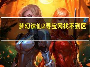 梦幻诛仙2寻宝网找不到区（梦幻诛仙2寻宝网）