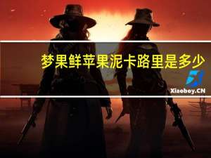 梦果鲜 苹果泥卡路里是多少