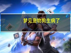 梦见宠物狗生病了