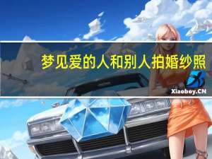 梦见爱的人和别人拍婚纱照