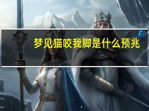 梦见猫咬我脚是什么预兆（梦见猫咬我）