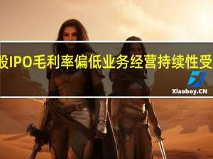 梦金园冲击港股IPO 毛利率偏低 业务经营持续性受关注 到底什么情况嘞