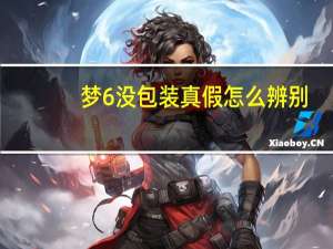 梦6没包装真假怎么辨别