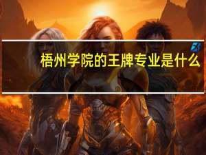 梧州学院的王牌专业是什么
