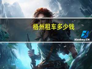 梧州租车多少钱