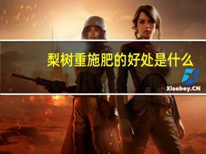 梨树重施肥的好处是什么