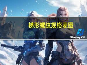 梯形螺纹规格表图（梯形螺纹规格表）