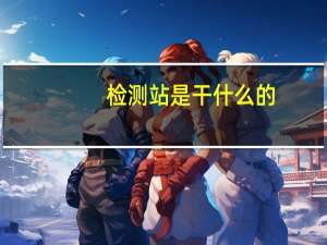 检测站是干什么的