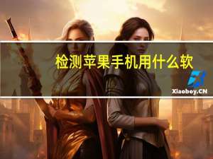 检测苹果手机用什么软