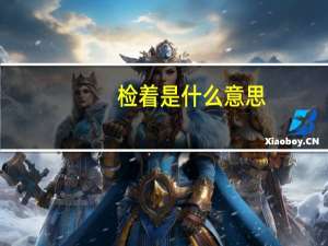 检着是什么意思