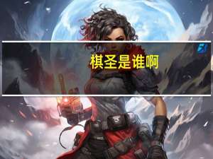 棋圣是谁啊