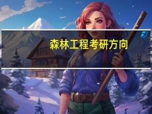 森林工程考研方向