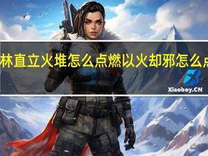 森林直立火堆怎么点燃 以火却邪怎么点燃火堆