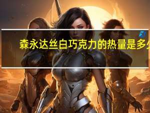 森永 达丝白巧克力的热量是多少