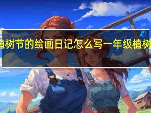 植树节的绘画日记怎么写 一年级植树节绘画