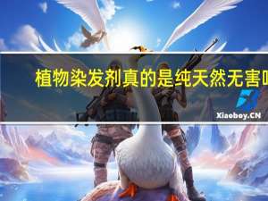 植物染发剂真的是纯天然无害吗