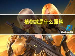 植物绒是什么面料