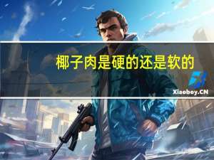 椰子肉是硬的还是软的