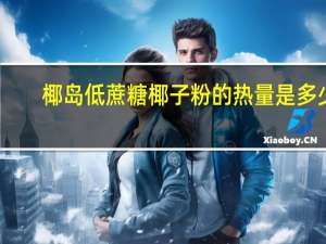 椰岛 低蔗糖椰子粉的热量是多少