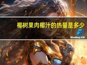 椰树 果肉椰汁的热量是多少