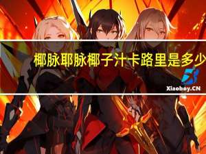 椰脉 耶脉 椰子汁卡路里是多少