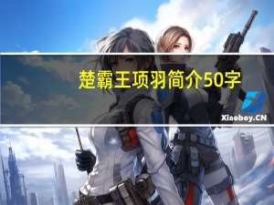 楚霸王项羽简介50字（楚霸王项羽简介）