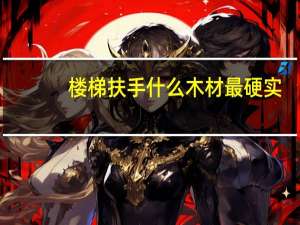 楼梯扶手什么木材最硬实