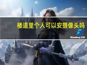 楼道里个人可以安摄像头吗