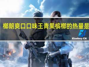 榔朗爽口 口味王 青果槟榔的热量是多少