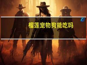 榴莲宠物狗能吃吗