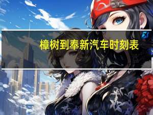 樟树到奉新汽车时刻表