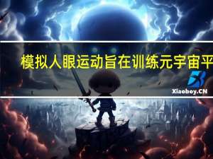 模拟人眼运动旨在训练元宇宙平台