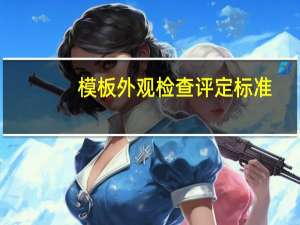 模板外观检查评定标准