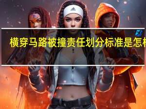 横穿马路被撞责任划分标准是怎样的