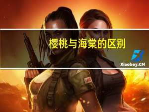 樱桃与海棠的区别