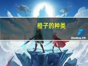橙子的种类