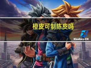 橙皮可制陈皮吗