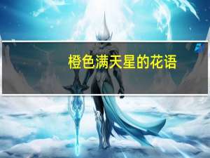 橙色满天星的花语