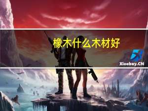 橡木什么木材好
