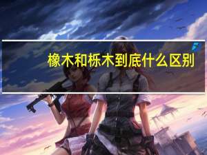 橡木和栎木到底什么区别
