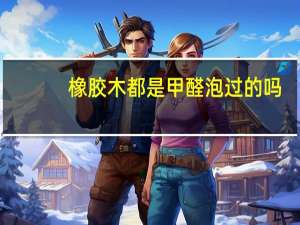 橡胶木都是甲醛泡过的吗（橡胶木家具的危害）