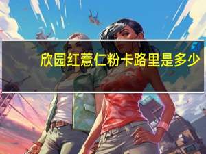 欣园 红薏仁粉卡路里是多少